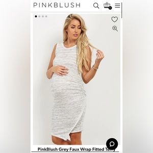 Pink Blush Maternity Dress